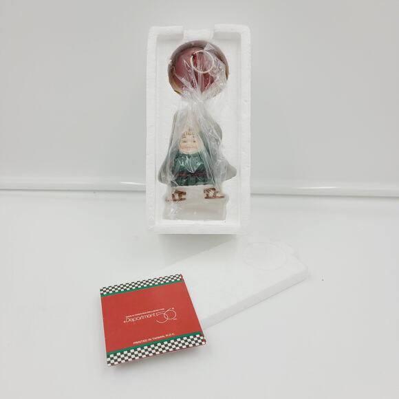 Dept. 56 Merry Makers Ornament Burgess The Bell Ringer 1996 9368-8 PRE-OWNED IOB - Picture 4 of 8